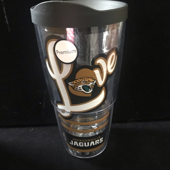 Tervis Tumbler Other - NFL Jaguars Tervis Tumbler Black Lid 24oz LOVE Cup